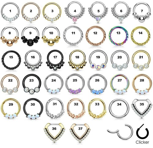Surgical steel septum clicker - steel,
