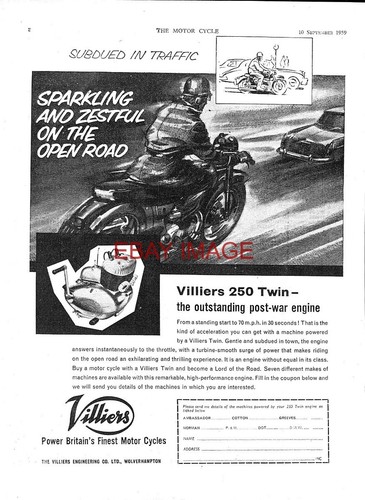 Original 1959 advert for - original,