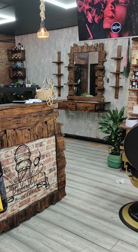 Barber station fully - station,, hand