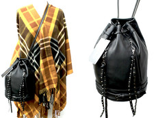  ZARA BLACK BAG FAUX LEATHER