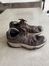 Avia Mens Black Round Toe Lace Up Low Top Athletic Sneakers Shoes UK 9 Brown