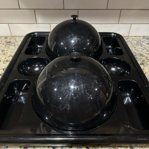 Vtg 70s mod atomic serving - 70s,