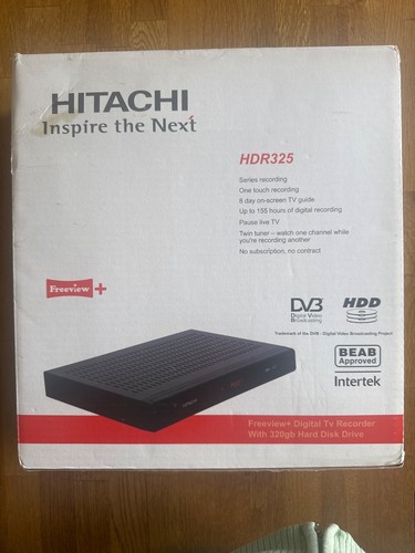 Hitachi hdr325 freeview - hdr325, freeview+
