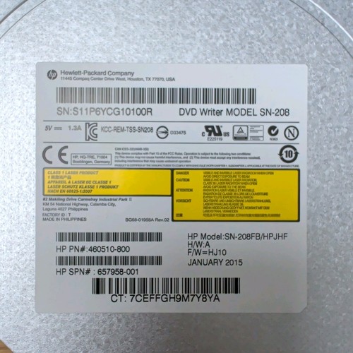 208 slimline dvd - ​hp, sn-208
