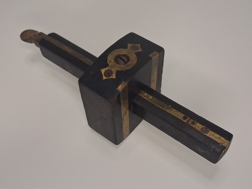 Vintage mortice gauge brass - vintage, gauge,