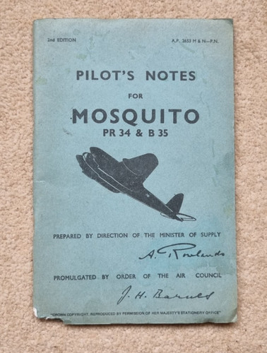 Original raf pilot notes - raf,