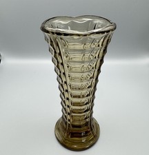 Vintage Smoked Glass Ribbed