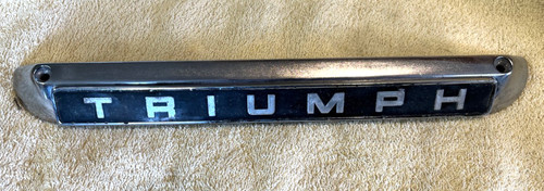 Rear number plate - number,