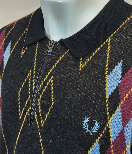 Fred perry argyle - argyle, zip