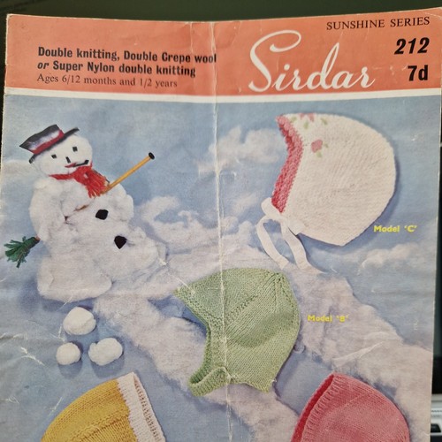 Sirdar 212 knitting pattern