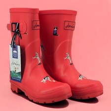 New Joules Rain Boots Mid Calf