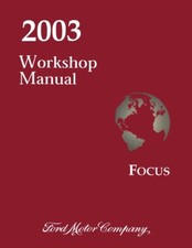 2003 Ford Focus Factory Shop