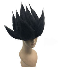 Japan Anime Hair Wig BLUE / Black Cosplay Costume Dragon Ball Z Goku