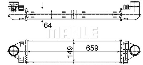 499 000s mahle intercooler - 499,