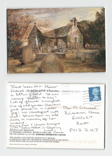 Postcard michaels church - -, st.