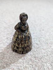 Vintage Brass Figurine Bell -