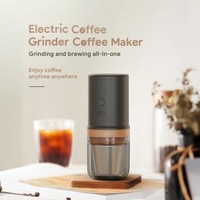 Electric Burr Coffee Grinder 25 Gears Adjustable 24W Portable USB Rechargeable B