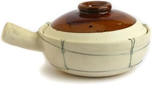 One handle earthen pot 16cm - earthen,
