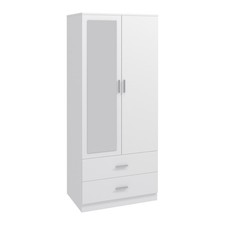 2 Door 2 Drawer Wardrobe with