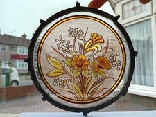 Hand painted stained glass