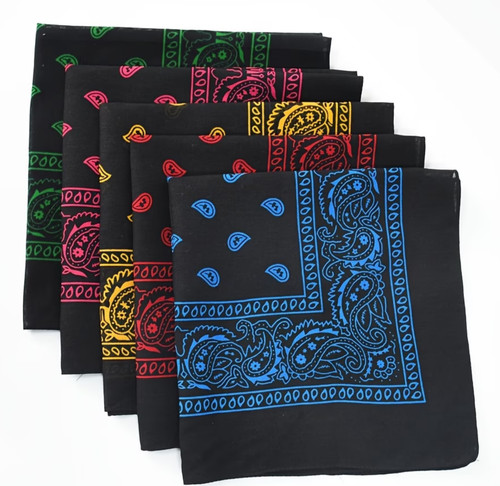Two black bandanas 100 - two, poly