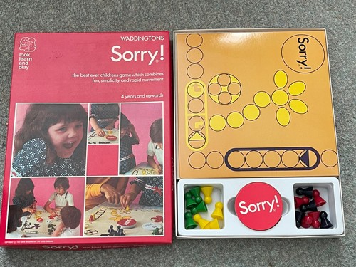 Vintage sorry board - sorry,