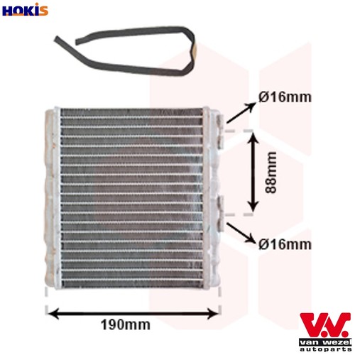 Heat exchanger interior - heat,