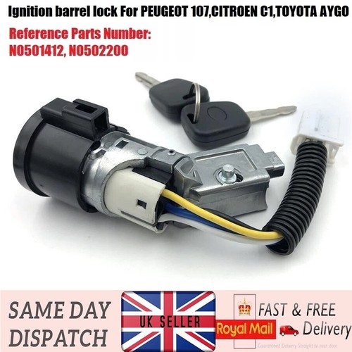 Ignition barrel lock 2 key - lock,