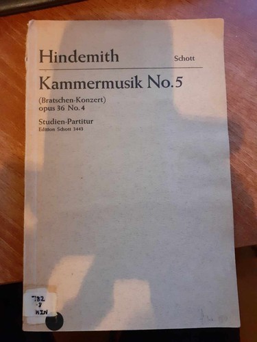 Paul hindemith kammermusik - hindemith,