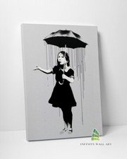 BANKSY Umbrella Girl NOLA