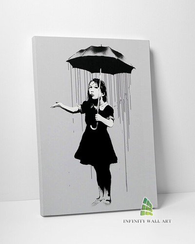 Banksy umbrella girl nola - girl,