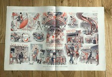 La Vie Parisienne Illustration: Fun Fair, Games, Rides (A.Vallee)