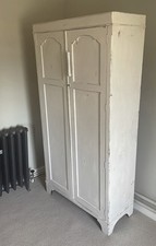 Vintage Wooden Wardrobe Solid