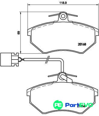 Brembo disc brake - brake, pad