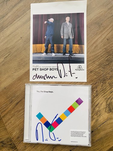 Pet shop boys signed yes - signed, &
