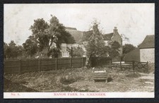 Metropolitan Railway Official Postcard No. 8 Manor Farm nr Ickenham