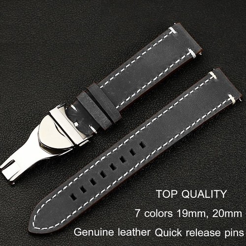 Genuine leather watch strap - genuine,