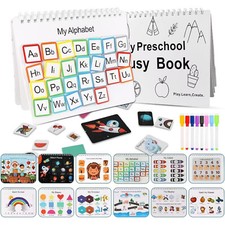 My Preschool Busy Book for Ages 2-4 Toddler Kids Preschool Learning Busy Book 