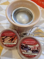 Yankee Candle - Tarts Cream Electric Wax Melt Warmer - Ceramic - x1 Melts - New