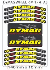 DYMAG Wheel Rim Stickers Decals Graphics Emblems Motorcycle.
