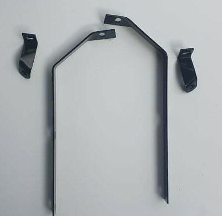 Escort bumper brackets irons - bumper,