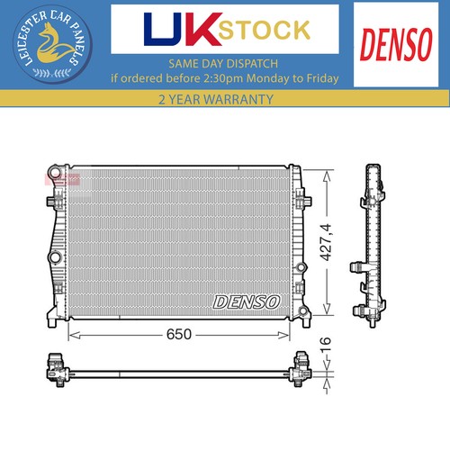 Denso radiator for - denso, seat