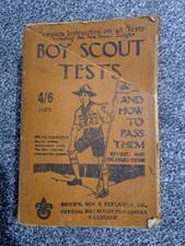 RARE Vintage 1930 Book - BSA Boy Scout Tests and How to Pass Them - See Photos