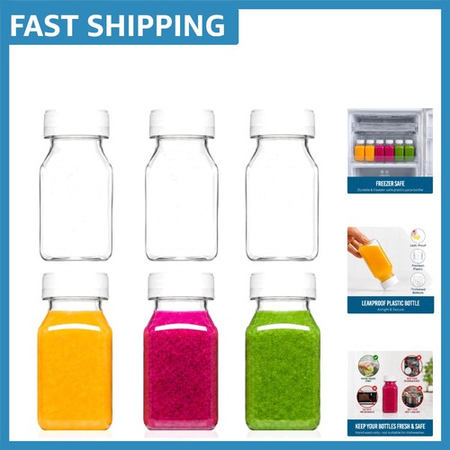 Food grade juice bottles - 4, oz