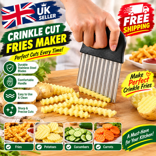 Potato chip crinkle cutter - potato,