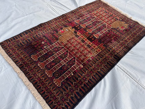 Hand knotted afghan - hand, baluchi