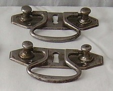 VINTAGE PAIR DRAWER ESCUTCHEON