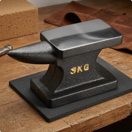 Cast iron tapered anvil - iron,