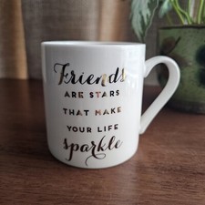 Friends Are Stars Mug Gift Sparkly Century House