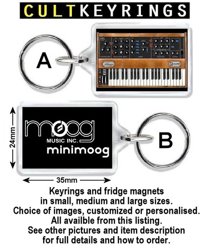 Moog keyring fridge magnet - moog,